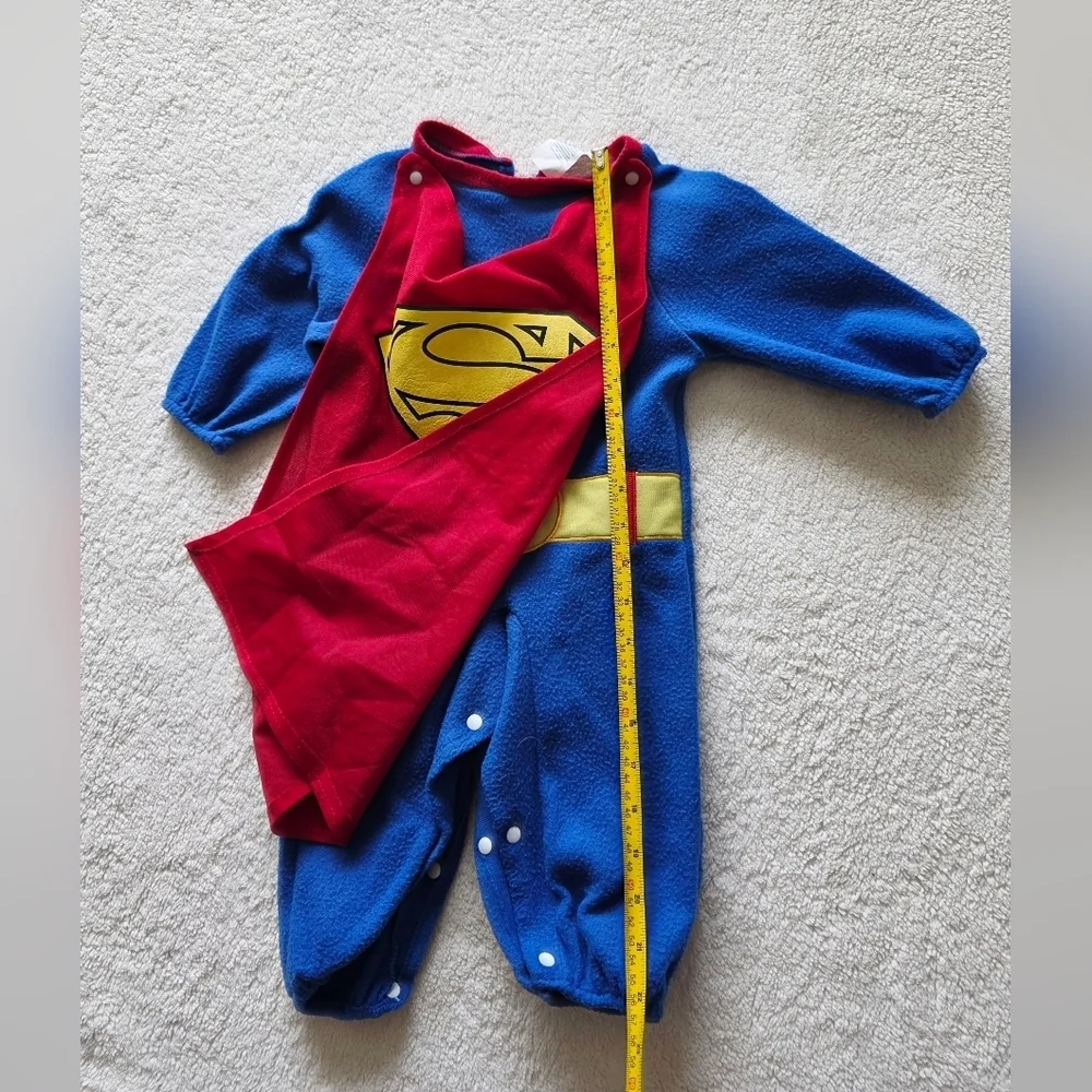 Rubie's Superman Classic Infant Costume Romper w/ Removable Cape, 6 Months